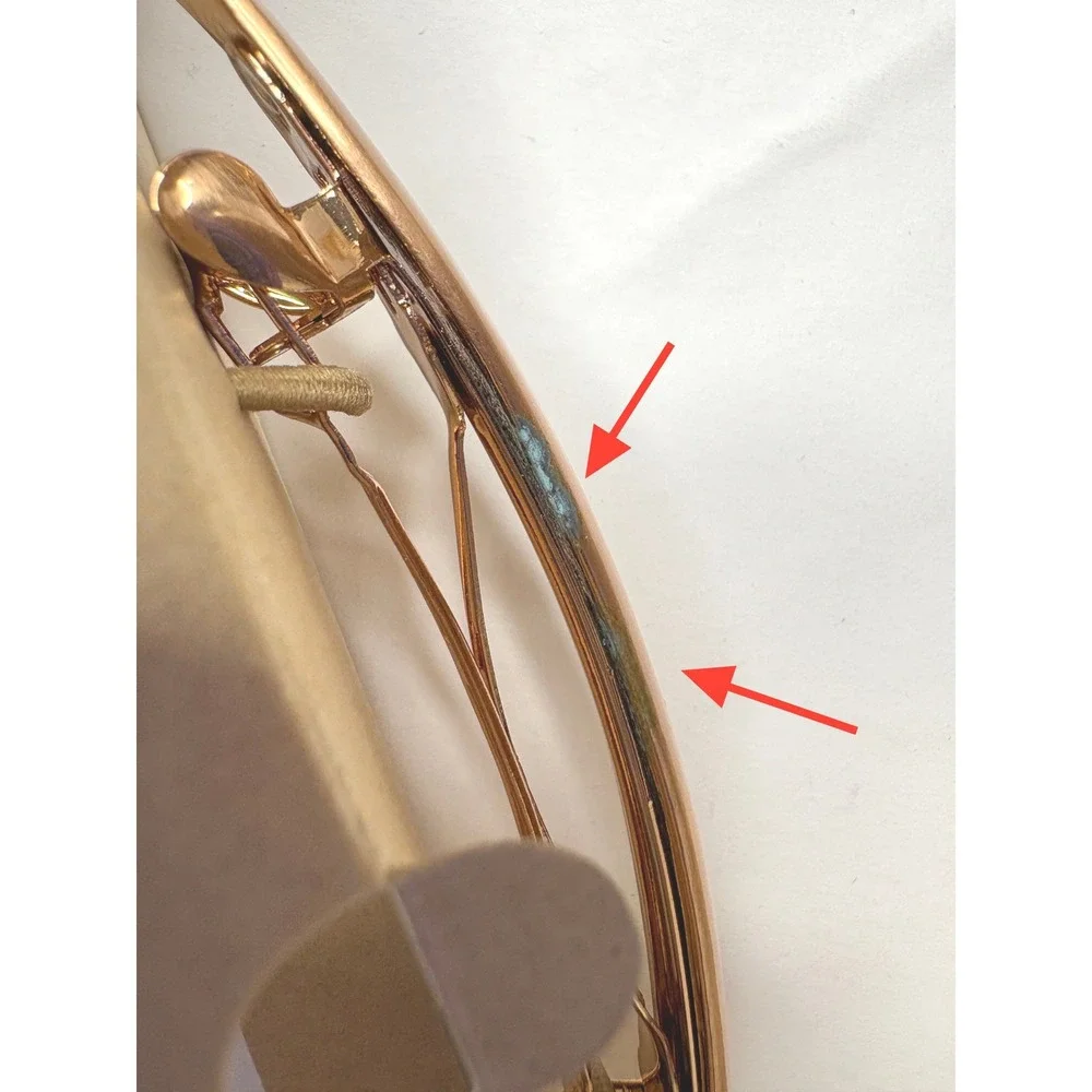 Jen‎ Atkin X Chloe + Isabel Rose Gold Tone Metal Hair Clip Barrette 5 Inches